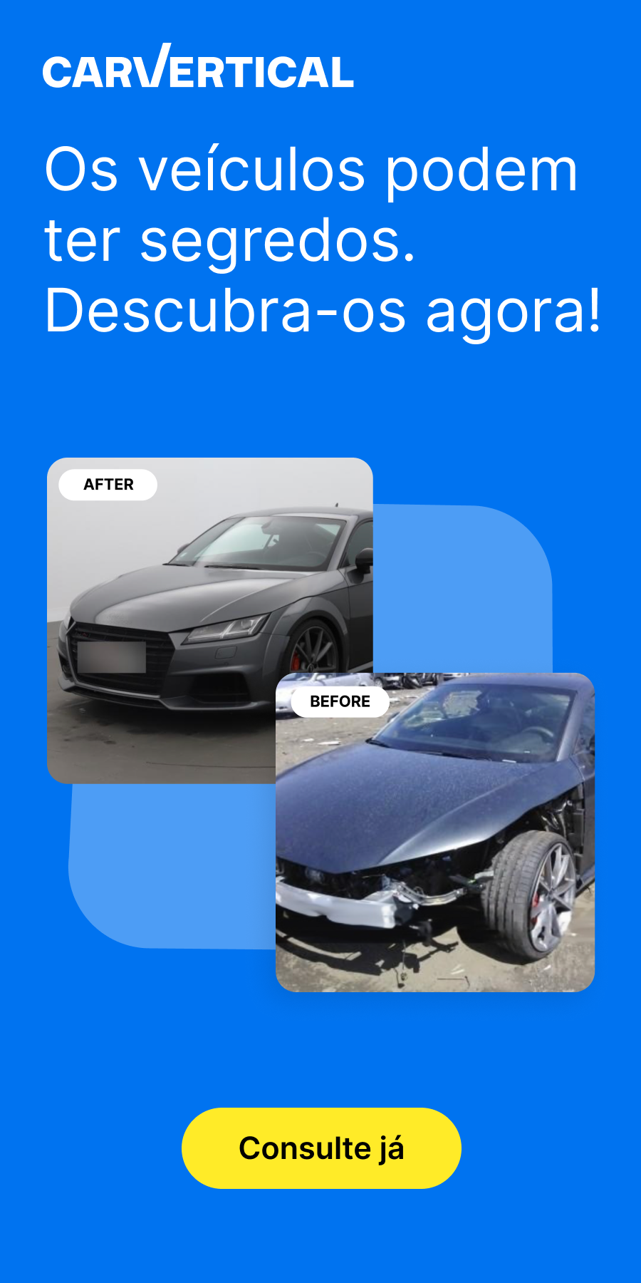 Verificar Histórico Automóvel na carVertical